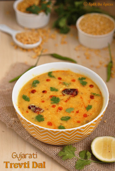 Trevti Dal Gujarati Three Lentil Dal Spill The Spices