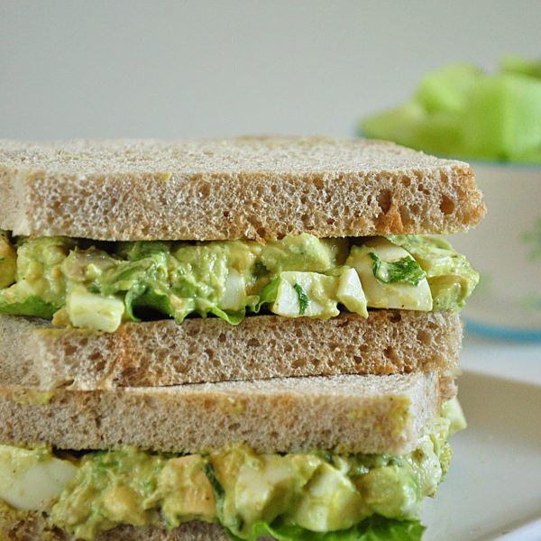 Avocado Egg Salad Sandwich - Spill the Spices