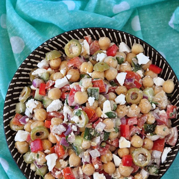 Mediterranean Chickpea Salad Spill The Spices