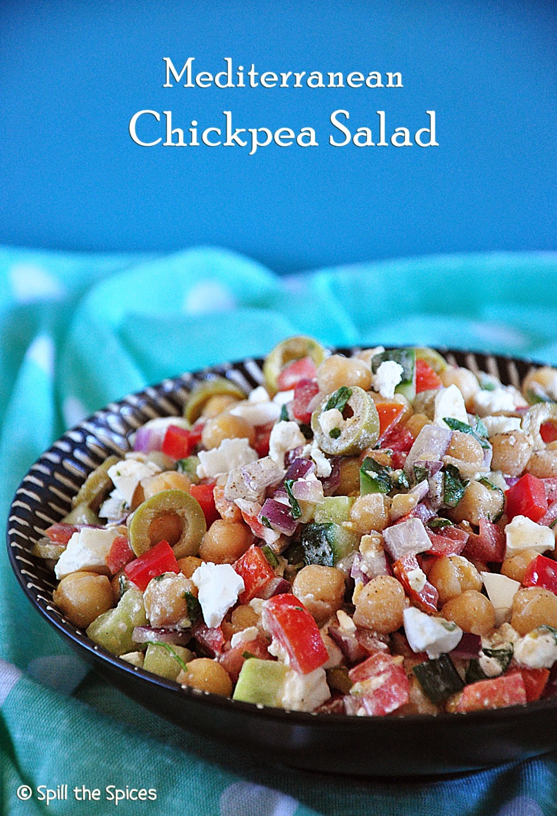 Mediterranean Chickpea Salad Spill The Spices